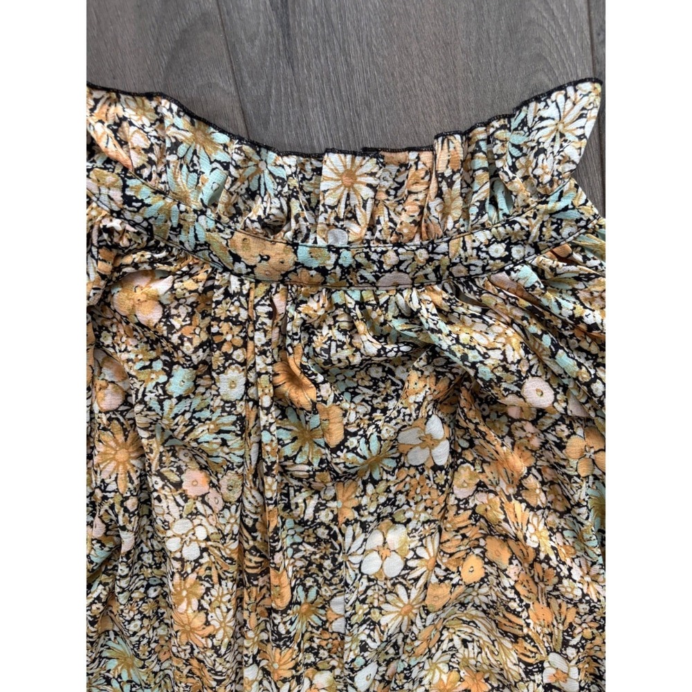Free People Feeling Groovy Maxi Dress Women XS Multicolor Floral Tiered Boho - Picture 16 of 16